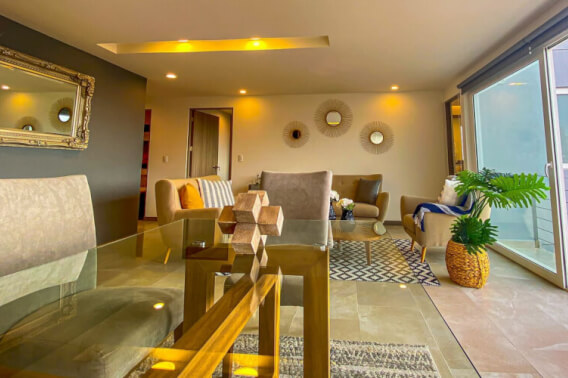 Apartment with garden, pool, terrace, pet-friendly for sale Quer&eacute;taro.