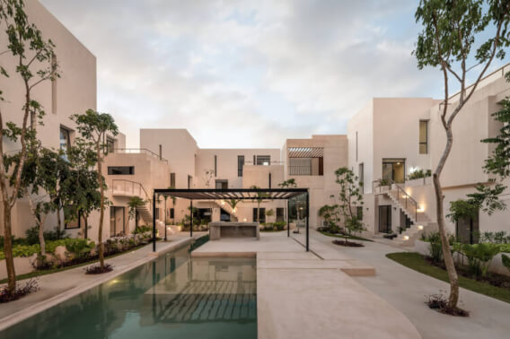 Apartment with garden, pool, Zen terrace, for sale, M&eacute;rida.