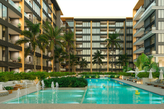 Condo with amenities for adults &amp; children, 50 amenities, luxury finishes, cinema, spa, spinning, dog park, pool and jacuzzi for adults, and