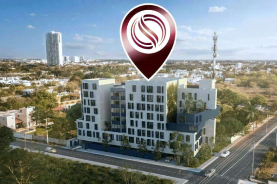 Two-bedroom apartment, pet-friendly, for sale in M&eacute;rida.