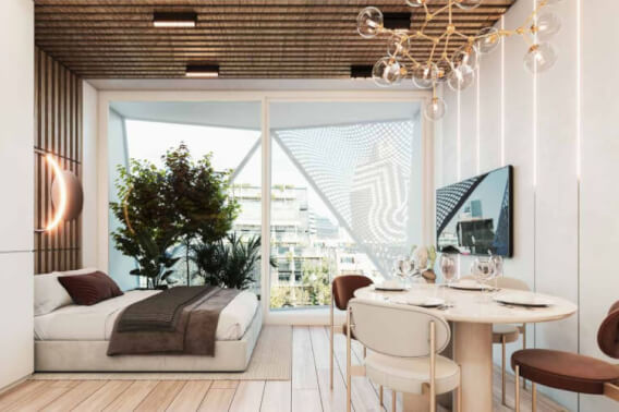 Apartment  for sale with roofgarden, in pre-construction, Roma Norte, Mexico City