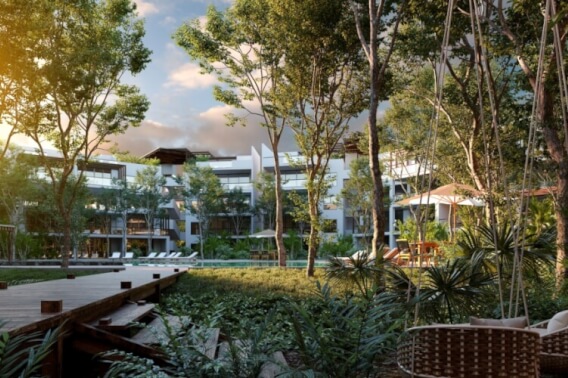 Condo with lock off system, green building, solar panels, with luxury common areas, Concierge, Jacuzzi, gym, 10 minutes from the beach