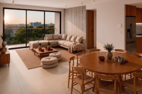 Condo with Terrace, Business Center, Private Parking, For Sale