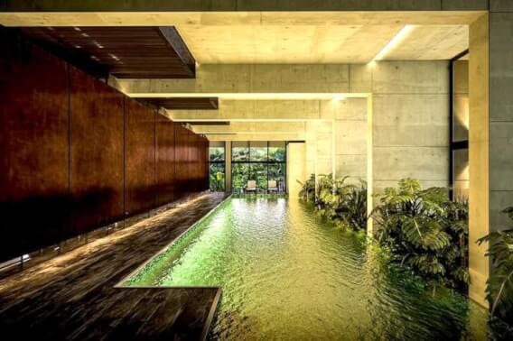 Condo with a 5 m2 terrace, 2 parking spaces, swimming lane, gym, playground, green areas, pre-construction, for sale in Santa Fe, Mexico Cit