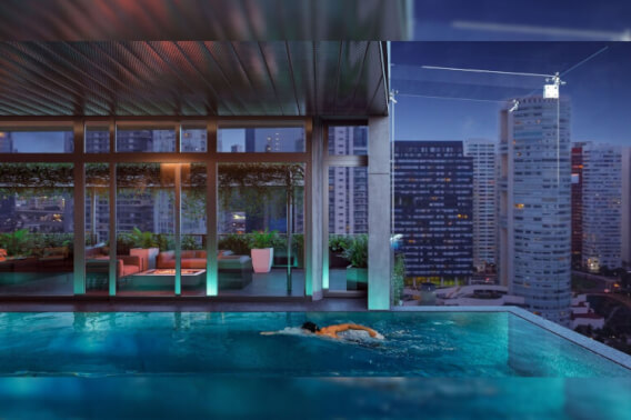 Apartment with terrace, pool, gym, for sale within Parque la Mexicana.