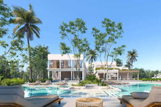 Apartment with terrace, large spaces, service room, for sale, Playa del Carmen