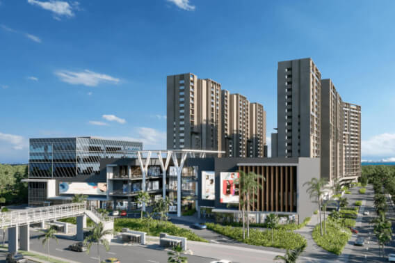 Apartment with terrace, jacuzzi, pool overlooking the lagoon, sale Cancun.