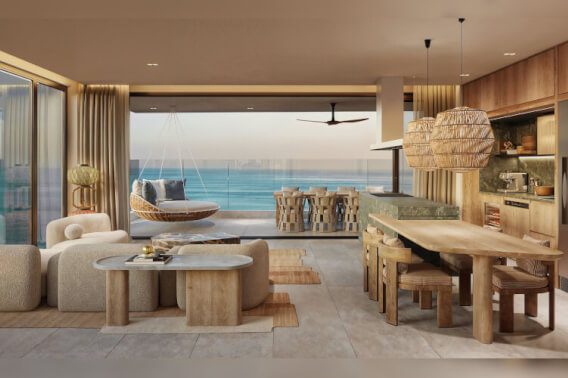 Condo with private terrace in every bedroom, beach club, for sale, Tankah Tulum