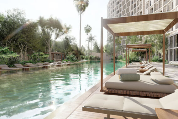 Apartment with private terrace for sale, Parque Canc&uacute;n, Canc&uacute;n