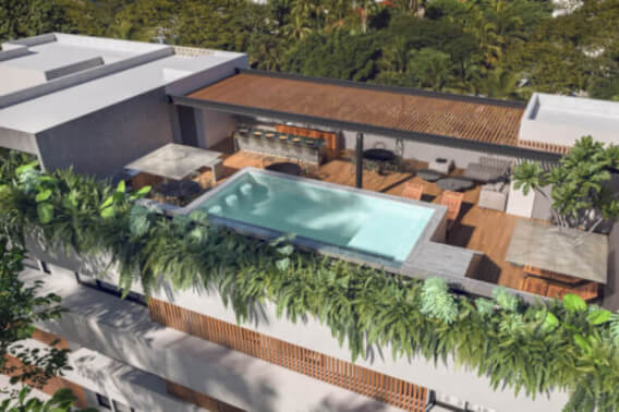 Apartment with private terrace, Fitness Room, Pool, pre-construction, North Zone, for sale, M&eacute;rida