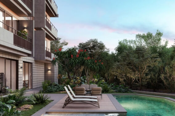 Condo with Private Terrace and Swimming Pool for Sale, Country Area