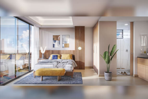 Apartment for sale with floor-to-ceiling windows, Miguel Hidalgo, Mexico City