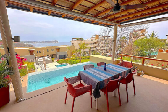 Ocean View Condo with Beach Access for Sale, El Arrocito, Huatulco
