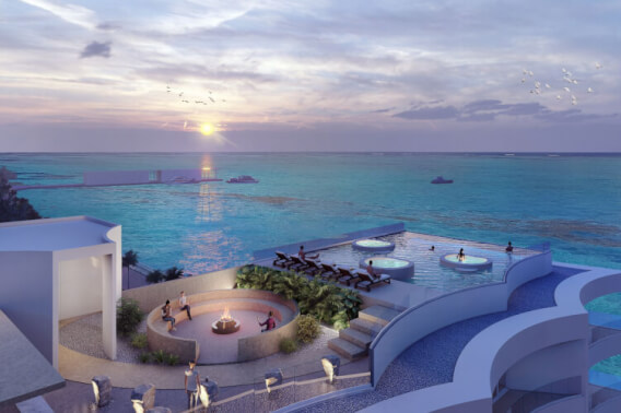 Ocean View Apartment, Common Pool, Pre-construction, Sea Boardwalk, Cozumel