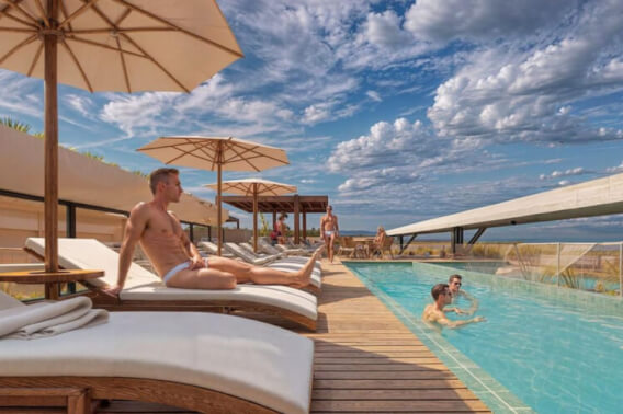 Condo with ocean views, beach club access and panoramic pool, for sale