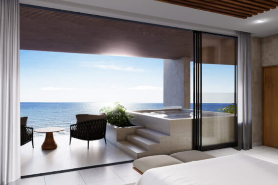Apartment with ocean view and lagoon for sale&nbsp;