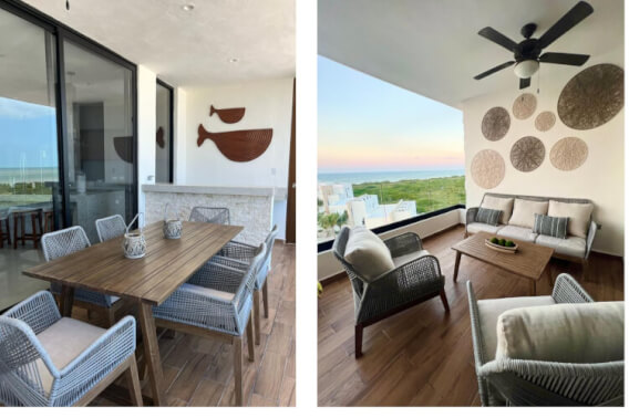 Oceanview Condo with Private Terrace for Sale, Telchac Puerto, Yucat&aacute;n