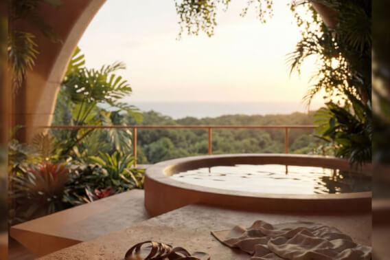 Condo with ocean views, terrace and private pool, for sale