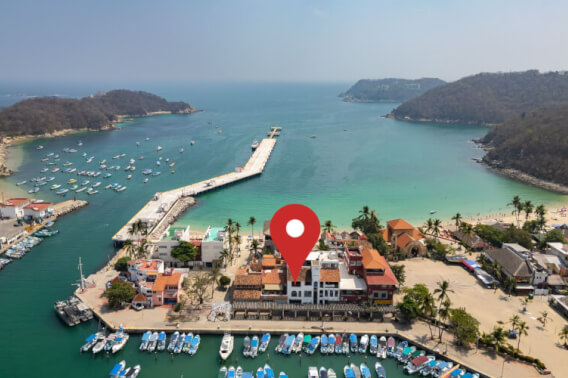 Ocean and Marina View Condo for Sale, Santa Cruz, Huatulco