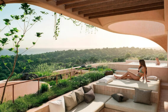 Condo with ocean views, pool and private terrace, for sale