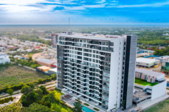 Apartment for sale, panoramic view, common pool, North Zone, M&eacute;rida