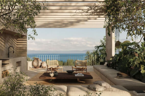 Condo with panoramic views, pool, terraces and sun areas, for sale