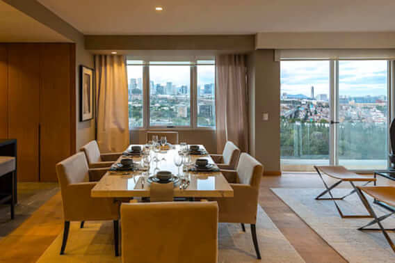 167 m2 condo with private forest, concierge, gym, spa, semi-Olympic pool, cyclo room, and more, outdoor amenities, for sale, Santa Fe, Mexic