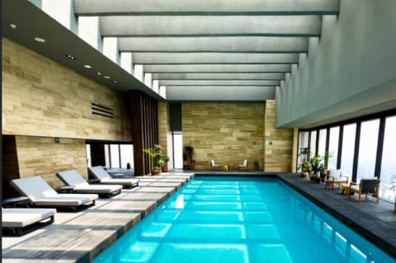 230 m2 condo with clubhouse, cinema, sports fields, spa 40,000 of green areas, panoramic pool, for sale in Interlomas, Huixquilucan