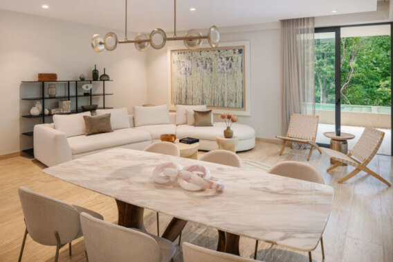 Luxury apartment, golf course, beach club, for sale, Playa del Carmen