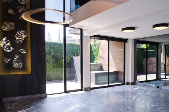 Luxury condo with terrace, double height, two floors, wine cellar, art work, 2 parking spaces, for sale in Polanco IV Section, Mexico City.