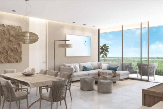 Luxury golf course view condo,  clubhouse, cenotes, beach club, recreational parks, pre-construction for sale Playa del Carmen.