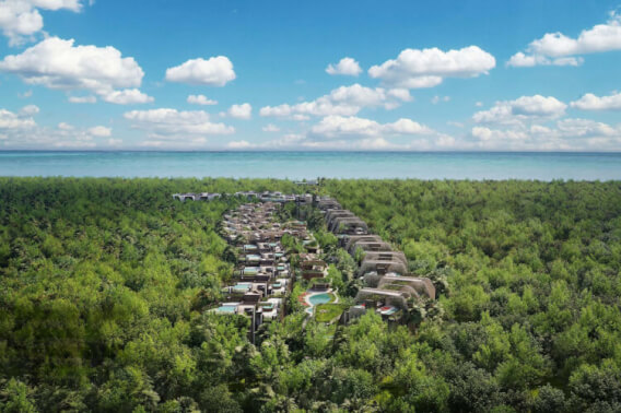 Duplex apartment for sale, rooftop, pool, by the ocean, Tulum 101, Tulum