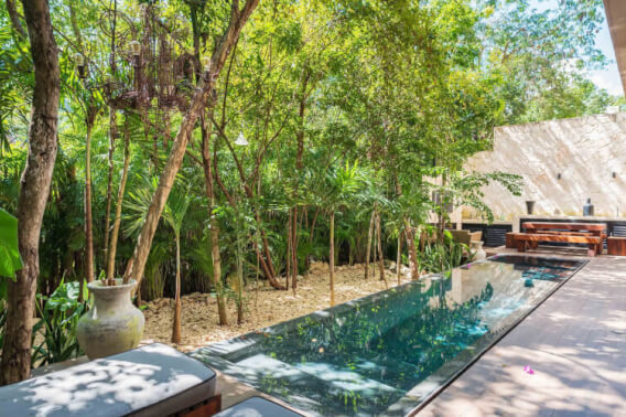 Condo in Art House Reduced Price, private pool, wine cellar, spa, art gallery, in Aldea Zama, for sale in Tulum.