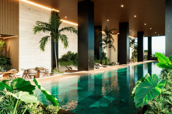 Condo for sale with resort-style amenities, Zona Norte, M&eacute;rida