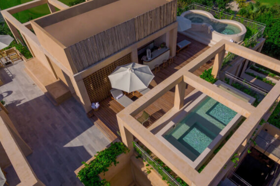 Golf-course view condo in The Village, for sale, Corasol, Playa del Carmen