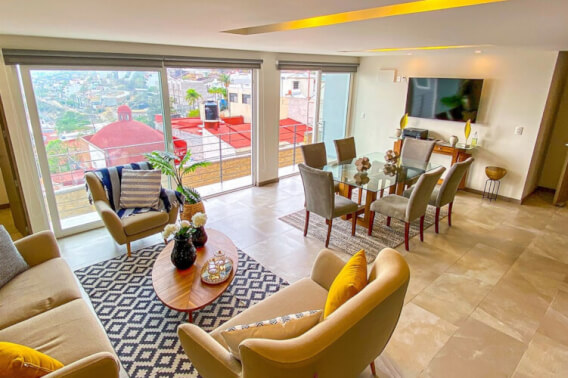 Apartment with pool, terrace, gym, pets allowed for sale Quer&eacute;taro.