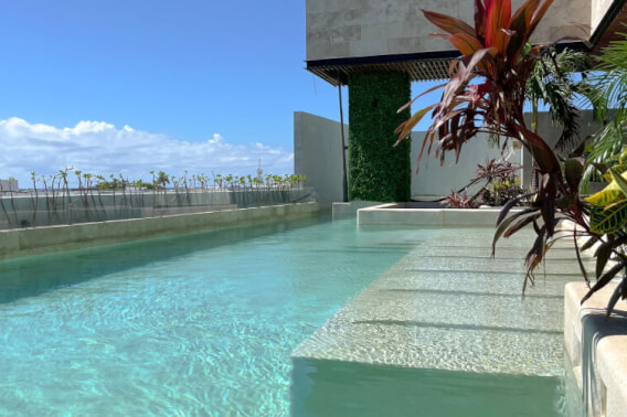 Condo for Sale, Private Terrace, Common Rooftop, Downtown Playa del Carmen