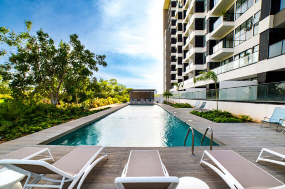 Apartment with panoramic view, common pool, for sale, North Zone, M&eacute;rida