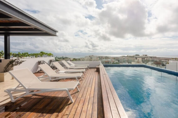 Designer Studio with Ocean View Steps from 5th Avenue, Downtown, Playa del Carmen