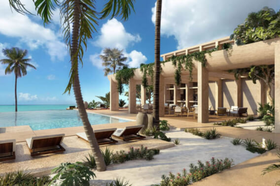 Beachfront apartment with balcony, gym and room service, in Telchac, for sale, M&eacute;rida.