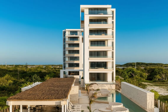 Beachfront condo in an exclusive development with premium amenities, for sale
