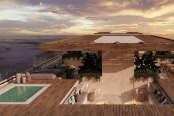 Beachfront condo, private jacuzzi, pool, pool bar, BBQ, for sale Tulum