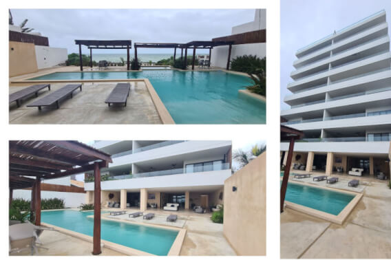 Beachfront Condo with Private Terrace for Sale in Chicxulub Puerto, Yucat&aacute;n