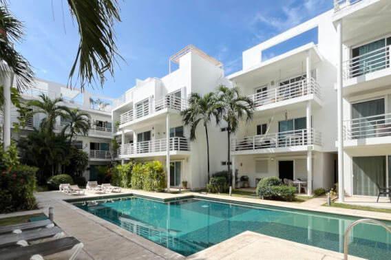 Poolside Condo, for Sale, Pelicanos, Downtown, Playa del Carmen