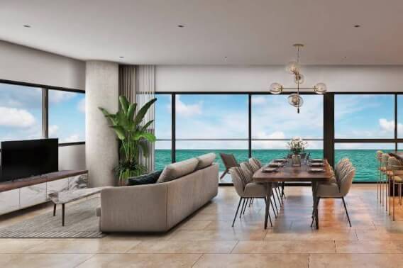 Ocean view apartment, pool, juniors club, kids club, for sale, Marina Yucalpet&eacute;n, M&eacute;rida