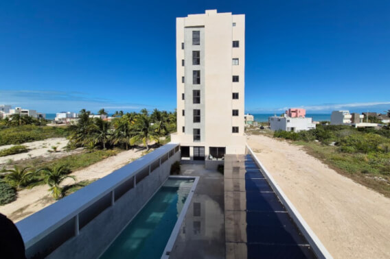 Ocean View Apartment with Private Pool for Sale in San Benito, Yucat&aacute;n