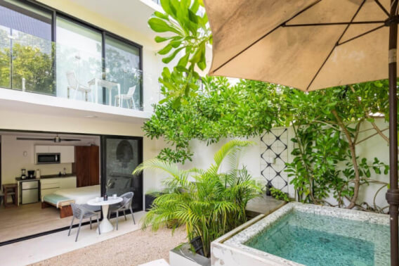 Studio with Private Jacuzzi for Sale in Central Park Lagunas, Tulum