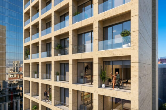 Studio with spa and gym, pre-construction for sale, Reforma, Mexico City