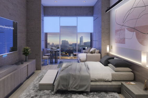 Studio with terrace and spa, pre-construction for sale, Reforma, Mexico City