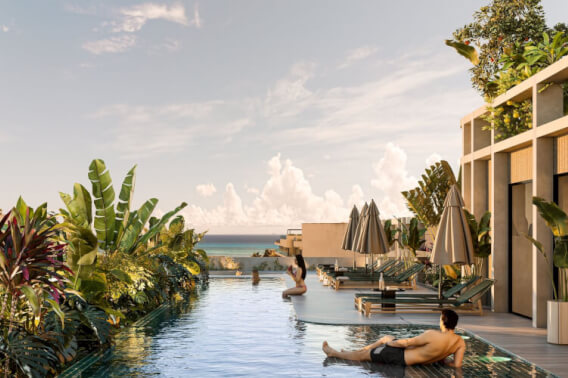 Penthouse studio just a few meters from the ocean, for sale, Centro, Playa del Carmen